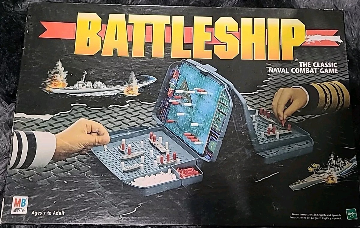 VINTAGE Battleship COMPLETE Milton Bradley 1996 90s War VINTAGE Battleship COMPLETE Milton Bradley 1996 90s War