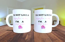 Personalized Custom Coffee Mug I'm not like regular mom 11 oz Gift Mug