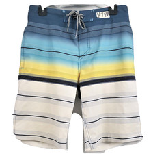 Goodfellow  Co. men's swim trunks, board shorts, size 30x10" blue and white