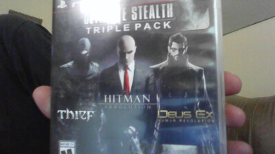 ps3 hitman absolution, Thief, Dues Ex, Ultimate Stealth Triple Pack