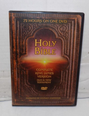 Holy Bible King James Version Complete Bible DVD 2009 72 Hours on One ...