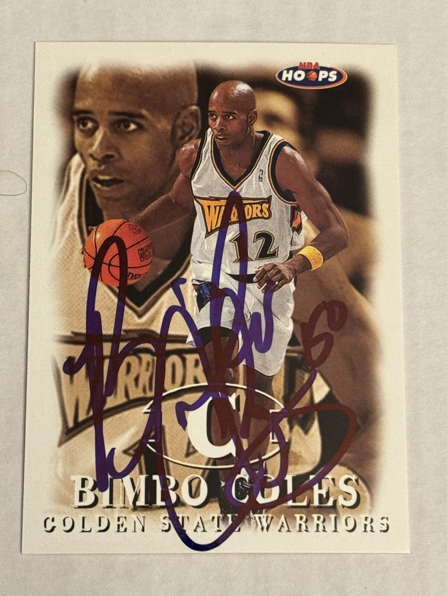 Bimbo Coles 1998-99 Skybox NBA Hoop Authentic Signed Autograph