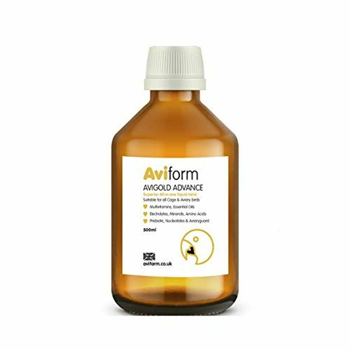 Aviform Avigold Advance All-in-One Liquid Bird Tonic Vitamin Supplement  Birds