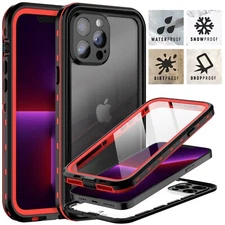 Waterproof Case For Apple iPhone 13 Pro Max Shockproof Cover w/ Screen Protector