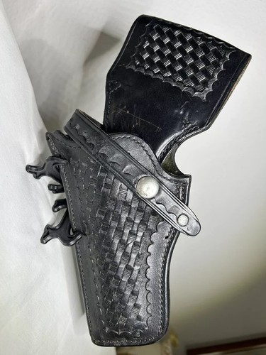 Safariland Holster LH 10 S&W MD/FR Black Leather Basket Weave ~ Smith & Wesson