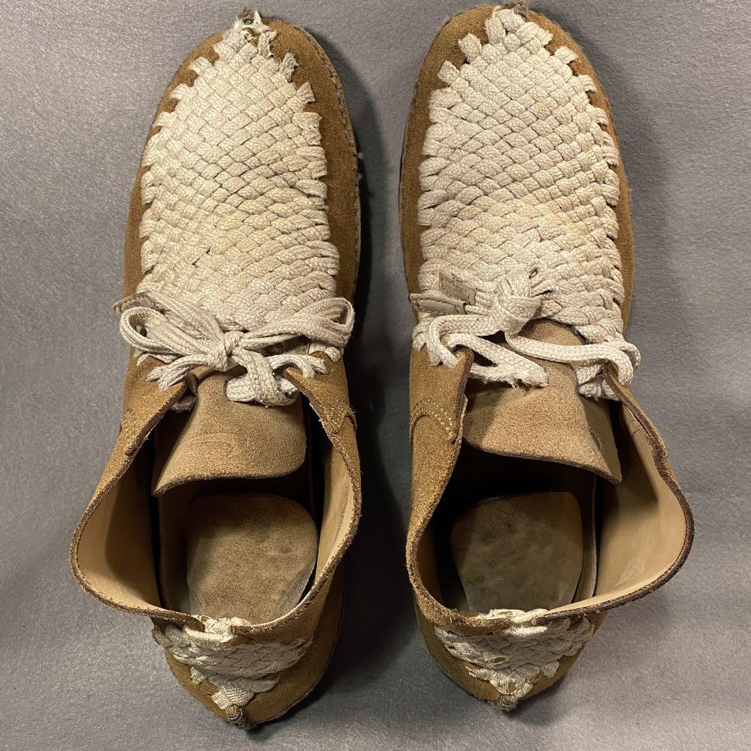 Nike Considered Boots US11.5 Baroque Brown Iron Suede Woven Hemp