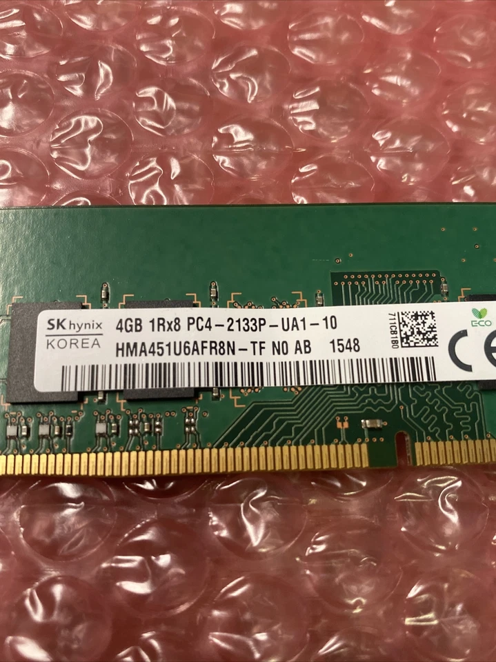 8GB SK Hynix 2 x 4GB PC4-2133P DDR4 Desktop RAM HMA451U6AFR8N-TF - Image 4 of 4