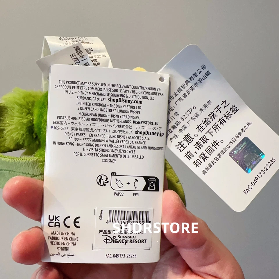 Disney Auténtico Piratas del Caribe Loro Hombro Pal Peluche Imán Foto 3 de 4