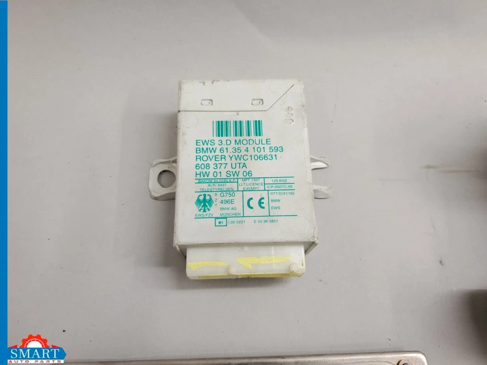 BMW Z3 Roadster 2000 juego de llaves de encendido 2,3 L transmisión manual OEM Foto 3 de 4