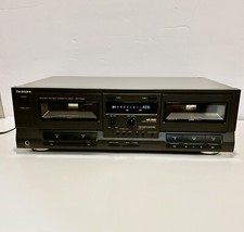 Technics RS-TR232 Stereo Cassette Tape Deck Dual Recorder for parts or repair