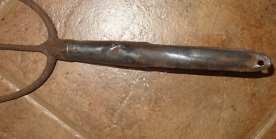 Big Vintage Rustic Metal 3 Tine Prong PitchFork Head Big Vintage Rustic Metal 3 Tine Prong PitchFork Head