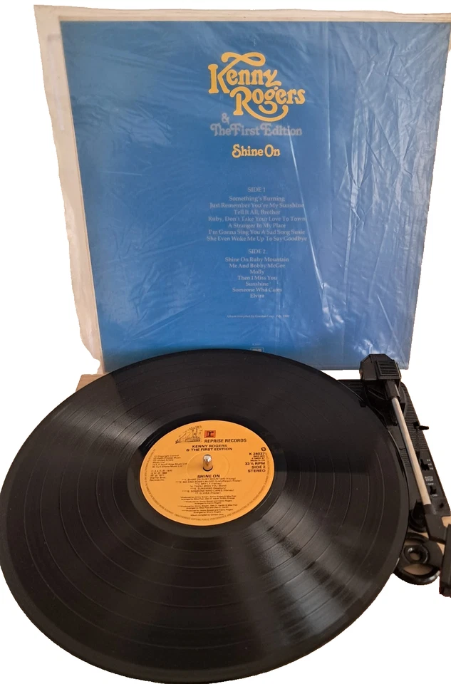 KENNY ROGERS & THE FIRST EDITION - SHINE ON VINYL LP REPRISE 1980 MINT £10.69 - Image 2 of 2