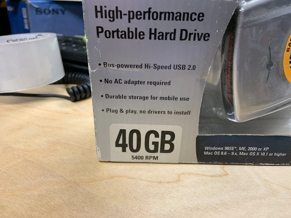 Smartdisk FireLite 40GB Portable USB hard Drive new in box - Image 2 of 4