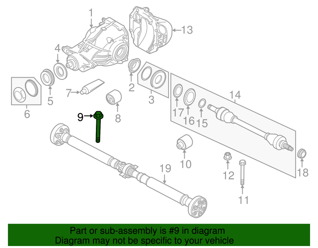 Genuine BMW MINI ROLLSROYCE Hex Bolt With Washer M12x1.5x110
