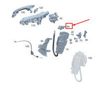 Porte avant et accessoires Mercedes 206