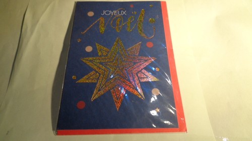 Carte De Vœux Joyeux Noël - Référence N°641 - Neuve Sous Blister Avec Enveloppe