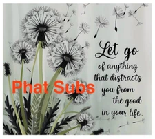 20oz Sublimation Tumbler Wrap Let Go Ready To Press Heat Transfer