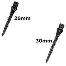 TARGET TITANIUM PRO GROOVED BLACK CONVERSION STEEL TIP POINTS - SET OF 3