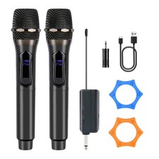 Wireless Karaoke Microphone dynamic Mic Up160ft range handheld plug-and-play ...