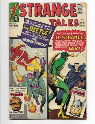 Strange Tales 123 1964 Marvel Comics VG 4.0 1st App Beetle Loki Dr. Strange