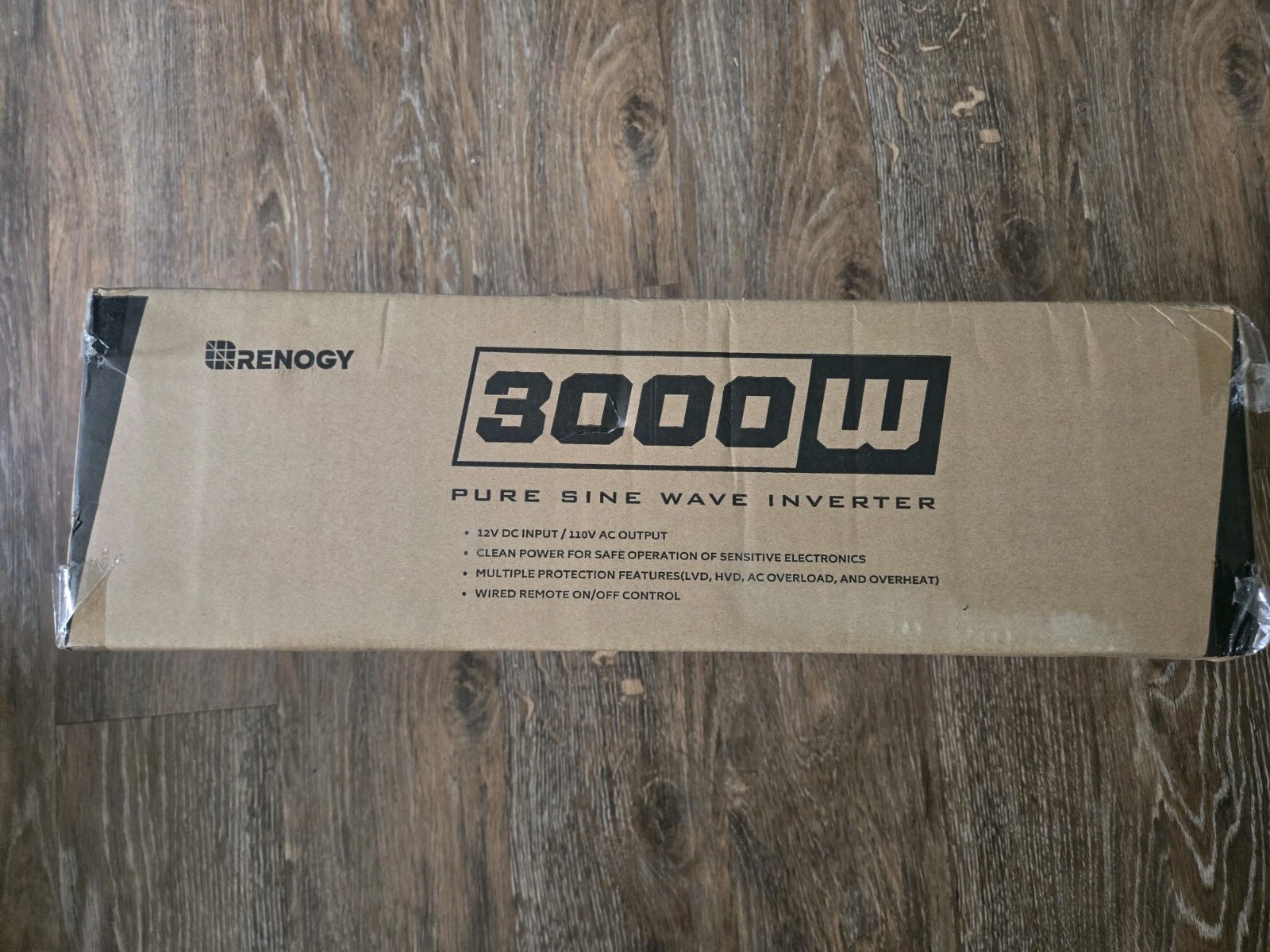 Renogy 3000W Pure Sine Inverter 12V to 110V with Remote Control New in Box