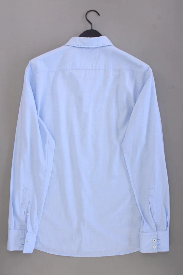 ⭐ BOSS by Hugo Boss camicetta per uomo taglia 54, XL blu di cotone ⭐ - Immagine 3 di 4