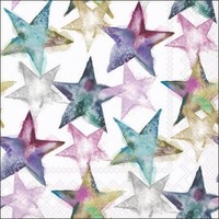 Weihnachten - Cocktail Servietten 25X25 Cm - 3-Lagig - 20 Servietten - Watercolo