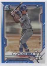 2021 Bowman Chrome Prospects Blue Refractor 30/150 Wilman Diaz #BCP-197 0m7x