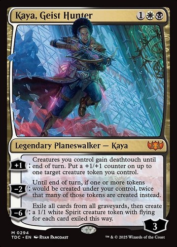 Kaya, Geist Hunter 294 M Normal TDC MTG NM