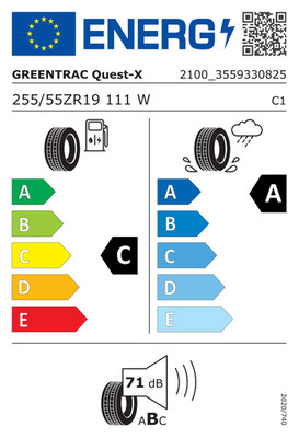 Étiquette pneumatique
