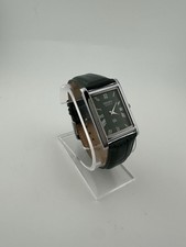 GREEN Vintage Seiko Slim Quartz Men's Wrist Watch with green strap