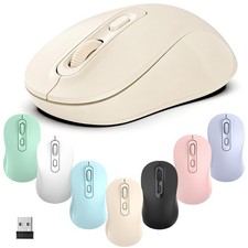 Wireless Mouse, 2026 New Model, Silent Click Ergonomic Design, Portable, 4 Bu...