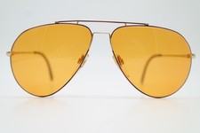Vintage Sunglasses Rodenstock Lifestyle 7062 GM Gold Red Oval