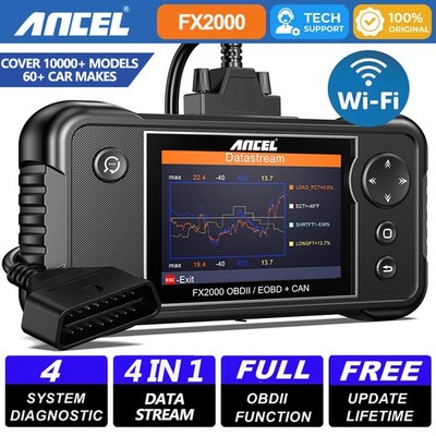 OBD2 Car Scanner ABS SAS Diagnostic Automotive Code Reader DPF Oil 7 Resets Tool