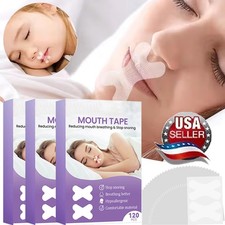 120PCS Strip Mouth Tape Gentle for Better Nose Improved Breathing Reliefs 2026