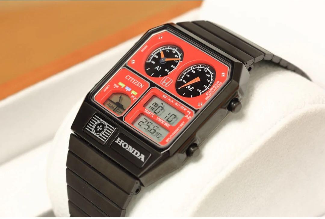 Honda × CITIZEN ANA-DIGI TEMP モデル 赤 LIMITED Honda × CITIZEN ANA-DIGI TEMP Prelude Model RED Watch | eBay