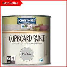 750ml Low Odor Cupboard Paint in Pale Gray – Durable, Scratch-Resistant Finish