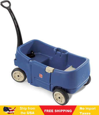 Step2 Wagon for Two Plus, Kids Ride On Toy, Stroller Substitute, Includes Seat