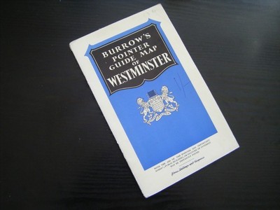Burrow's Pointer Guide Karte von Westminster