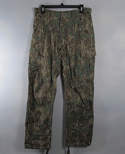 Vintage Mossy Oak Greenleaf Camo Cargo Pants Mens M 30x30 Actual 