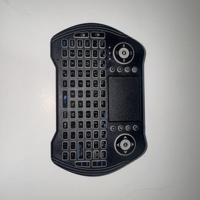 Backlit Mini Wireless Keyboard with Touchpad Mouse Combo Remote