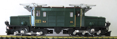 LGB 2140 RhB Green Ge 6/6 Crocodile Electric Locomotive #413 NEW