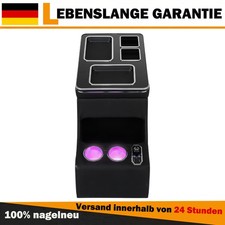 Mittelkonsole Armlehne Aufbewahrung Schwarz für Mercedes W447 / W639 Vito Neu