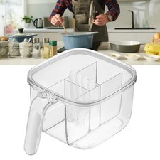 Kitchen Condiment Box Household Condiment Storage Box White