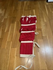 Landsknecht Langer Ärmel Streifen "Imperialis" natur-rot L/XL neuwertig Nr.1