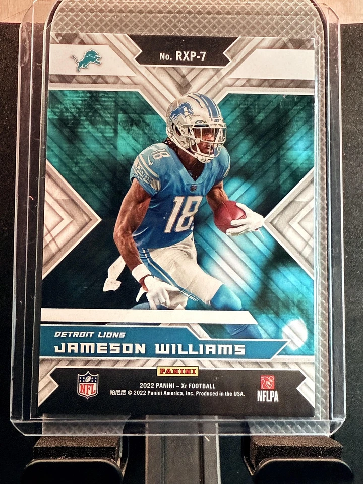 2022 Panini XR #208 Jameson Williams #/99 - Image 2 of 2