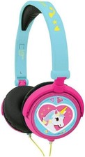 Lexibook HP017UNI Kid Unicorn Foldable Stereo Lightweight Wired On Ear Headphone