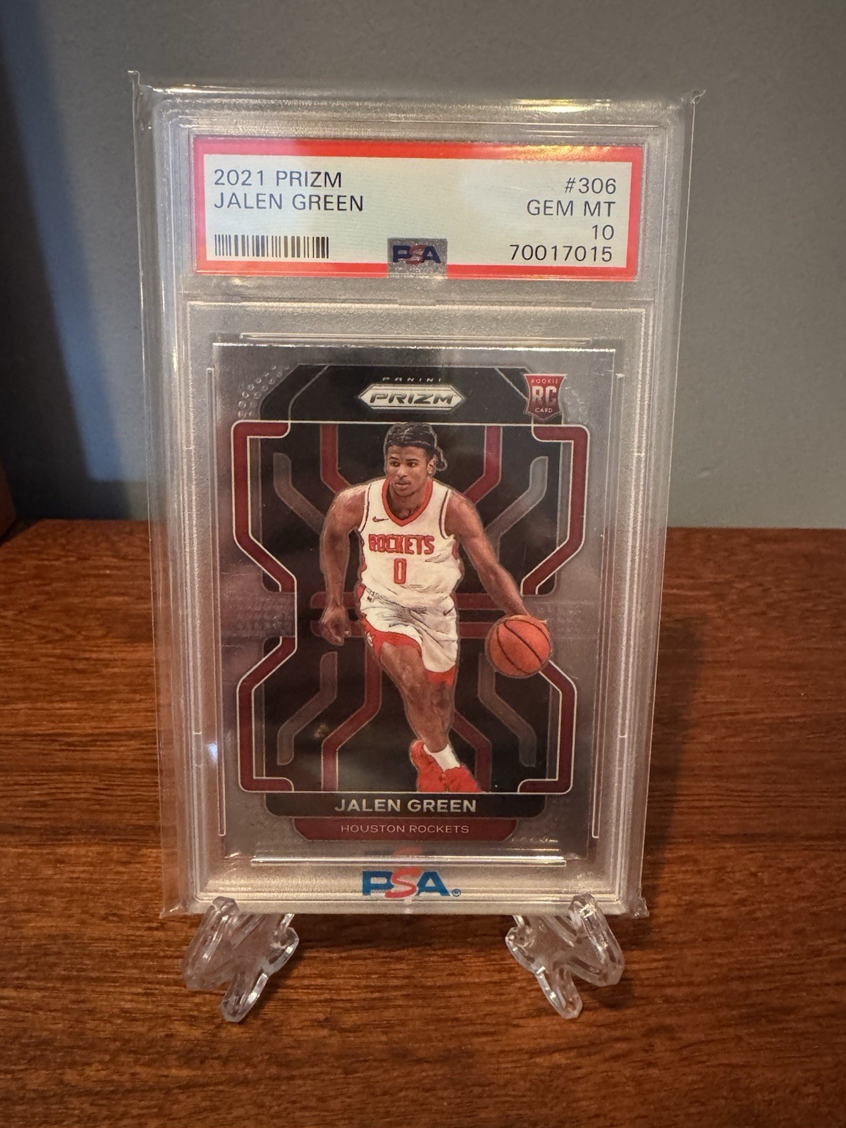 2021-22 Panini Prizm Jalen Green #306 Rookie PSA 10