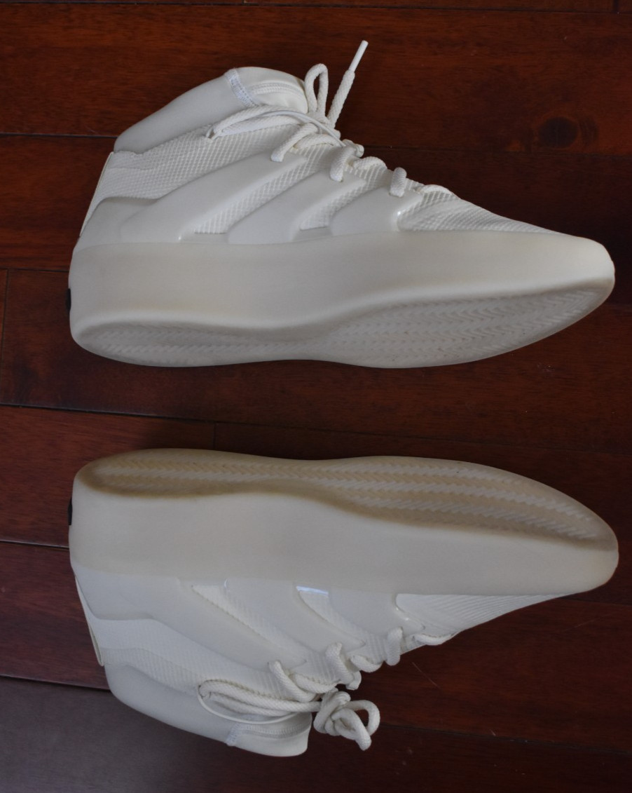 Fear of God Athletics 1 with Adidas BASKETBALL Triple White Size 12.5 thumbnail 3