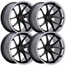 Set-4 Ferrada Fr2 20x9 5x120 Black Chrome 35mm Wheels Rims 20 Inch